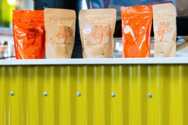 Cork Coffee Bags Line